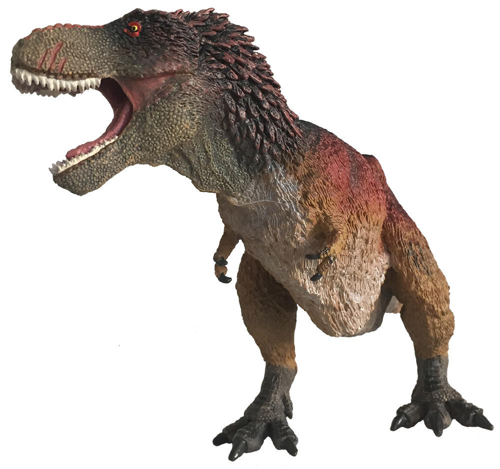image of a Tyrannosaurus rex toy